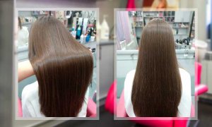 Выпрямление, ламинирование волос