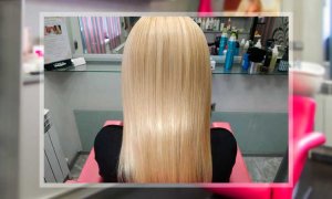Выпрямление волос, ламинирование волос