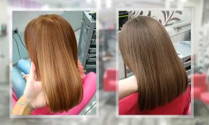 Выпрямление волос, ламинирование волос