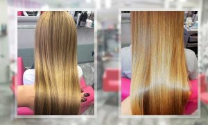 Выпрямление волос, ламинирование волос